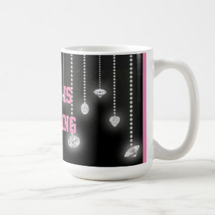 Bling est ma tasse de diamants de chose