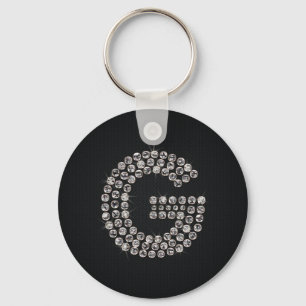 bling - G Keychain