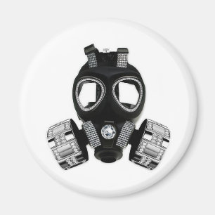 Bling Gas Mask Magnet