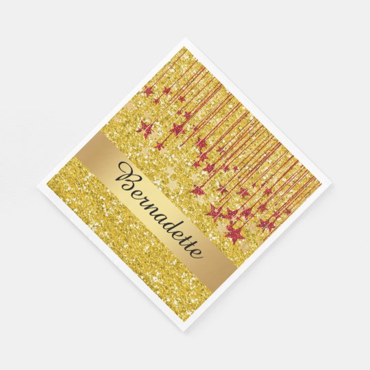 Bling Glitter Image Napkins Disposable Napkin