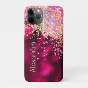 Bling Luxury Sparkle Holographic Glitter Custom iPhone 11 Pro Case