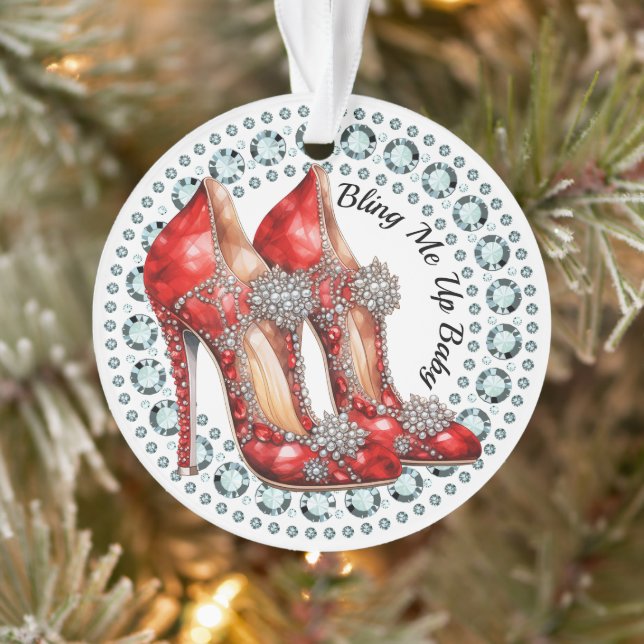 Bling Me Up High Heels Ornament (Tree)