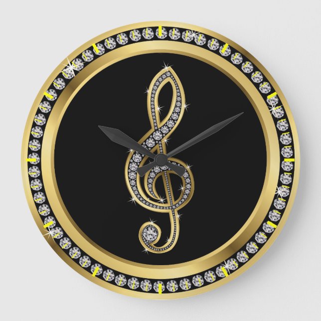 Bling Music Clock - SRF (Front)