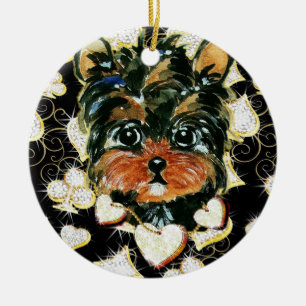 BLING POO CERAMIC ORNAMENT