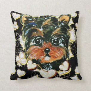 BLING POO THROW PILLOW