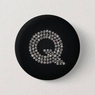 bling - Q 2 Inch Round Button