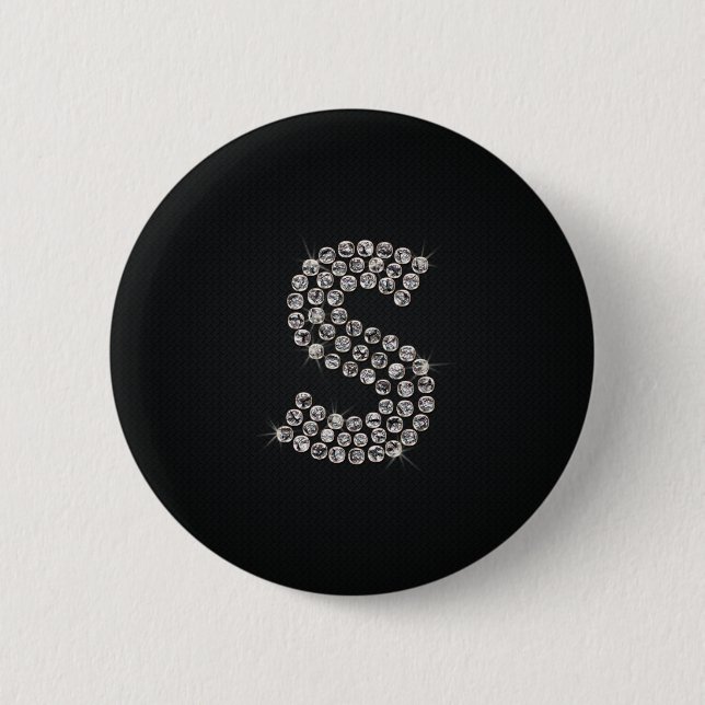 bling - S 2 Inch Round Button (Front)