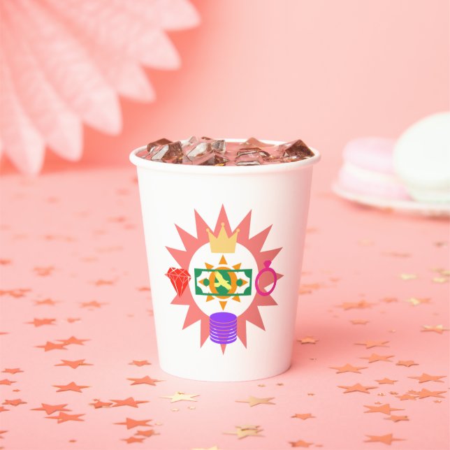 Bling Stuff Paper Cups (Insitu)