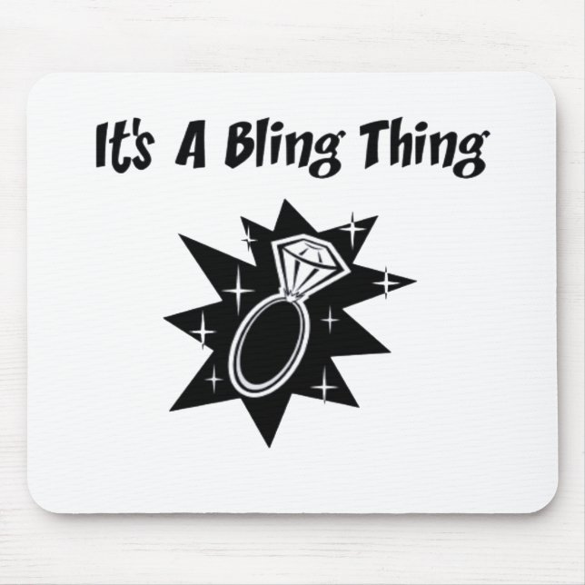 Bling Thing Mouse Pad (Front)