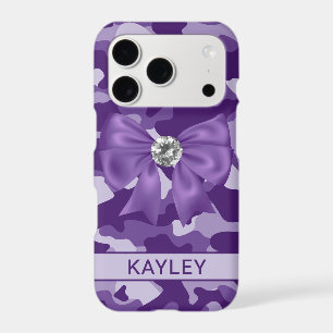Blingy Purple Camouflage Personalized