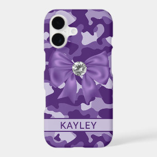 Blingy Purple Camouflage Personalized