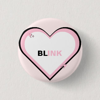 Blink Cute Kpop Teen Aesthetic 1 Inch Round Button