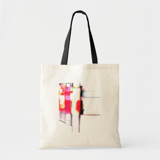 "Blink" Digital Abstract Tote Bag (Front)