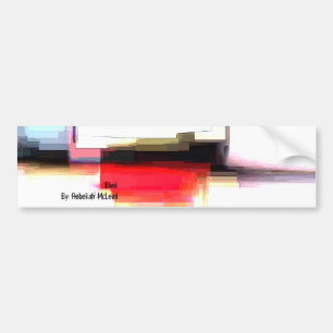 "Blink" Geometric Art Bumper Sticker