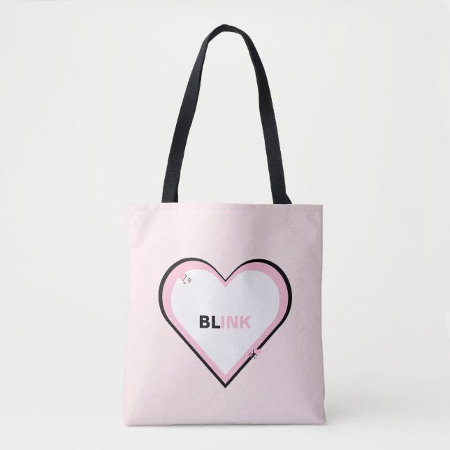 Blink Kpop Cute Teen Aesthetic Tote Bag (Front)
