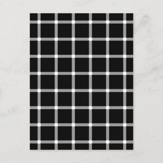 Blinking Dots - Optical Illusion Postcard
