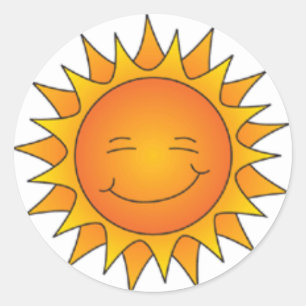 Blinking Sun Sticker