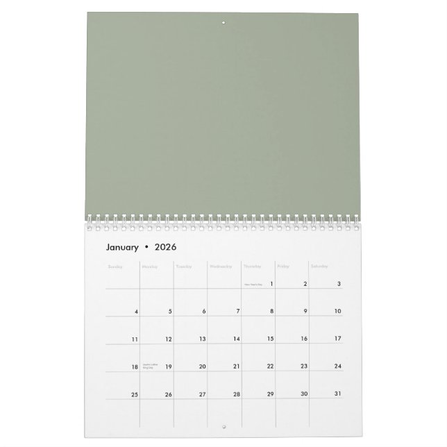 blinky calander calendar (Jan 2026)