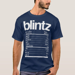 Blintz Nutritional Facts Jewish Hanukkah Funny Foo T-Shirt