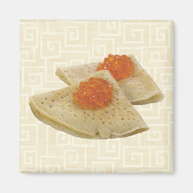 Bliny and Caviar Magnet (Front)