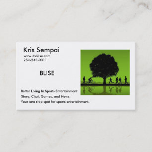 BLISE Sports Business Card