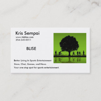 BLISE Sports Business Card