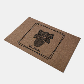 Bliss botaniques : Tapis de portes de conception P