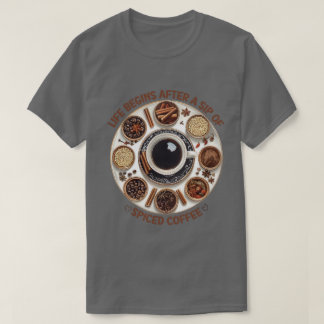 Bliss de café épicés - T-shirt cosy & mignon