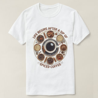 Bliss de café épicés - T-shirt cosy & mignon