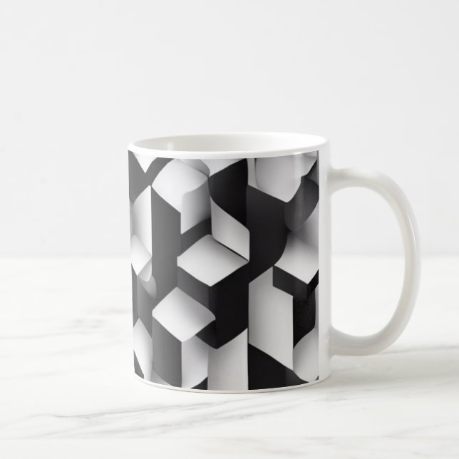 Bliss Géométrique - Mug Texturé 3D (Droite)