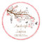Bliss Wedding Envelope Seals or Favour Stickers