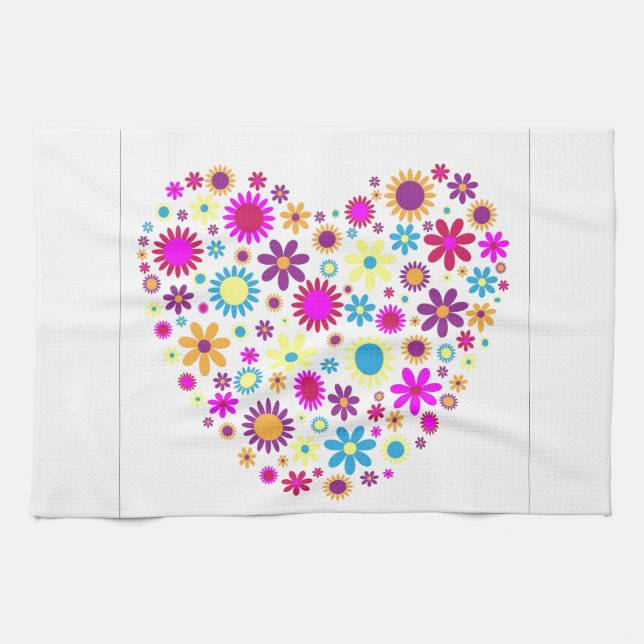 Blissful Blossoms Kitchen Towel (Horizontal)
