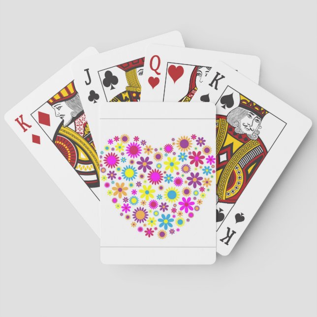 Blissful Blossoms Playing Cards (Back)