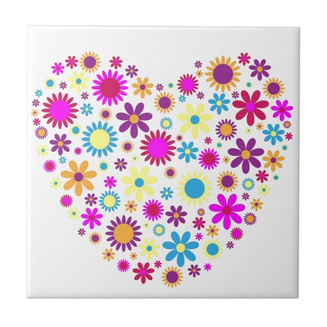 Blissful Blossoms Tile (Front)