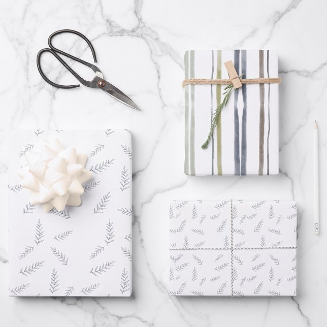 Blissful Blues Collection WRapping Papier (Créateur téléchargé)