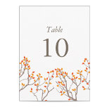 Blissful Branches Table Numbers Postcard<br><div class="desc">Elegant tree branch design by Shelby Allison that's perfect for an outdoor or rustic themed wedding. Click the link below to the Blissful Branches collection to view rsvp cards,  postage stamps,  labels and other matching items. More colour options available in the Origami Prints shop.</div>