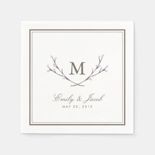 Blissful Branches Wedding Napkin