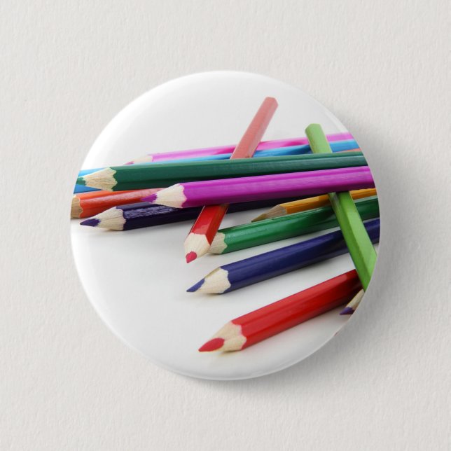 Blissful Colours 2 Inch Round Button (Front)