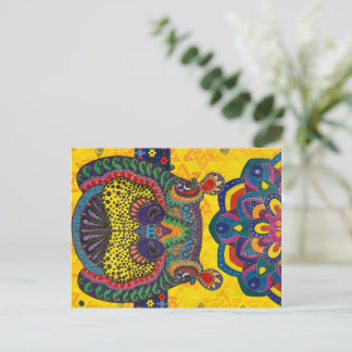 Blissful Hippo Postcard