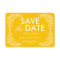 Blissful Laurel EDITABLE COLOR Save The Date Card