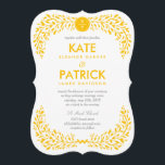 Blissful Laurel EDITABLE COLOR Wedding Invitation<br><div class="desc">Chic. Modern. Lavishly beautiful. Customize online to any colour of your choice! Matching items available at our store or upon request. Visit our website at BERRYBERRYSWEET.COM for more options. 

 Design © Berry Berry Sweet Designs</div>