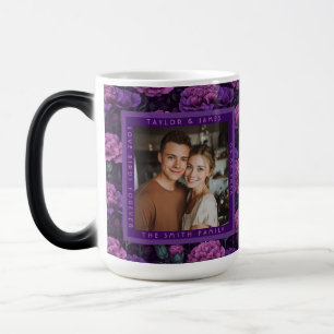 Blissful Purple Carnation Traditional Wedding Magic Mug