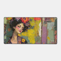 Blissful Woman in Kimono