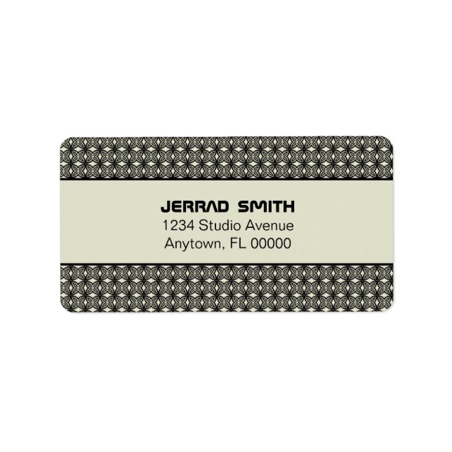 Blissfully Chic Address Labels (Front)