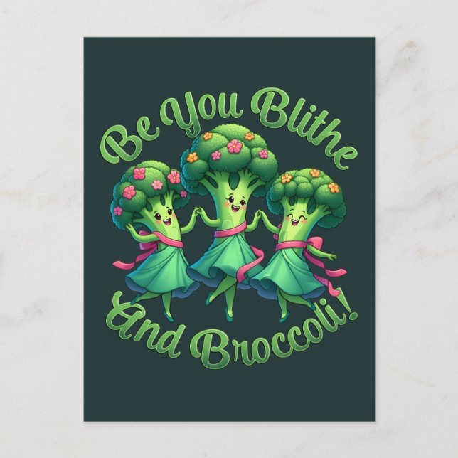 Blithe And Broccoli Postcard (Front)