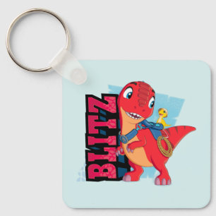 Blitz   Dino Ranch Keychain