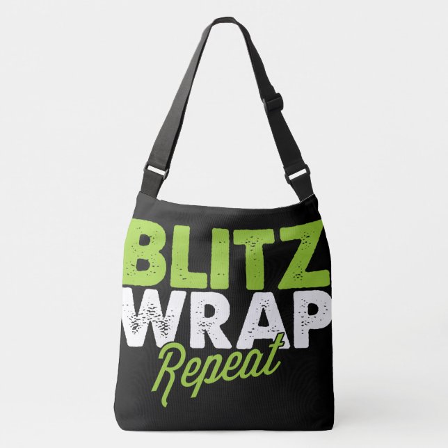 Blitz Wrap Repeat Cross Body Bag (Front)