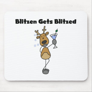 Blitzen Gets Blitzed Mouse Pad