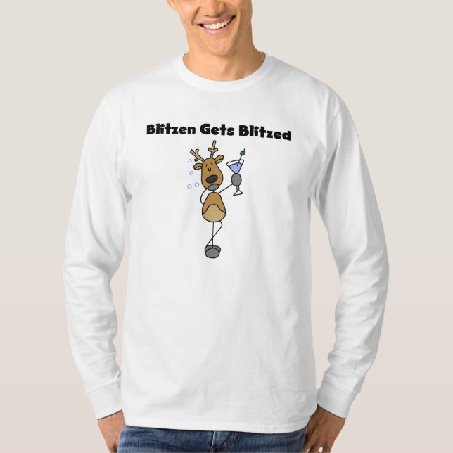 Blitzen obtient le long T-shirt assailli (Devant)