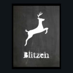 Blitzen Poster<br><div class="desc">One of Santa Claus' reindeer.</div>